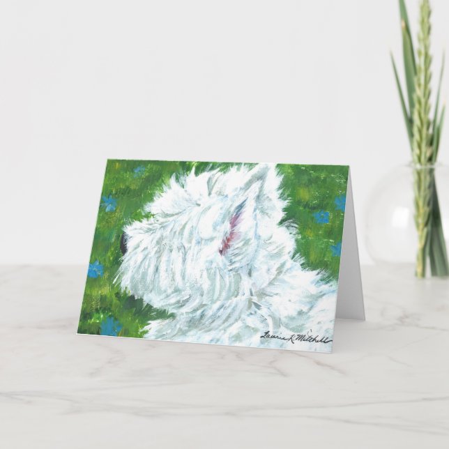 WESTIE Notecard Kort (Framsida)