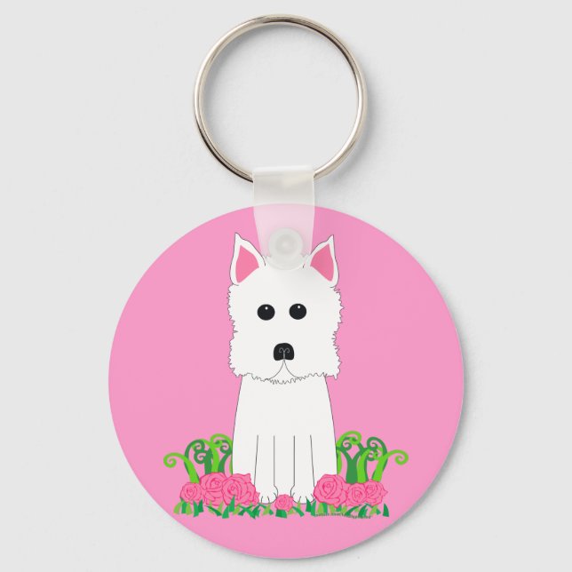 Westie Nyckelring (Framsida)
