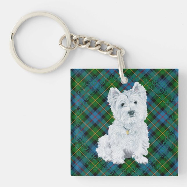 Westie on Tartan (Framsidan)