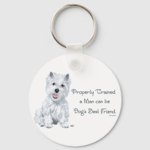 Westie Ord of Wisdom Nyckelring