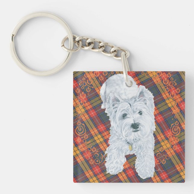 Westie på Tartan (Framsidan)