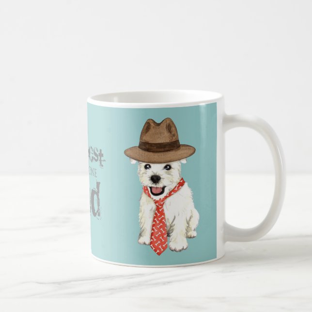 Westie Pappa Kaffemugg (Höger)
