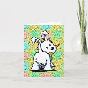 Westie Påsk Card Helgkort