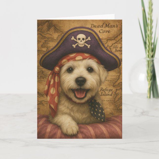 Westie Pirat Kort (Framsida)