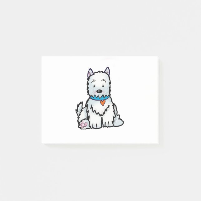 Westie Post-it Block (Framsida)