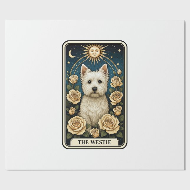 Westie Presentpapper (Platt)