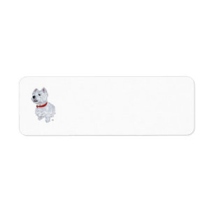 Westie Returadressetikett Returadress Etikett