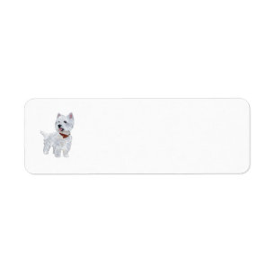 Westie Returadressetikett Returadress Etikett
