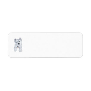 Westie Returadressetikett Returadress Etikett