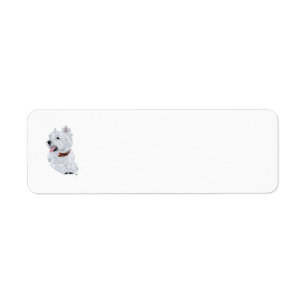 Westie Returadressetikett Returadress Etikett