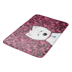 Westie Ro Blommigt Bath Towel Set Badrumsmatta