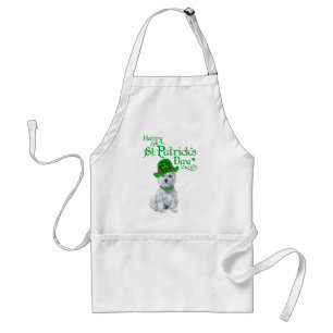 Westie S:t Patricks Day Förkläde