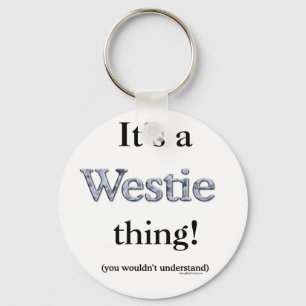 Westie Sak Nyckelring