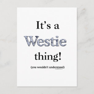 Westie Sak Vykort