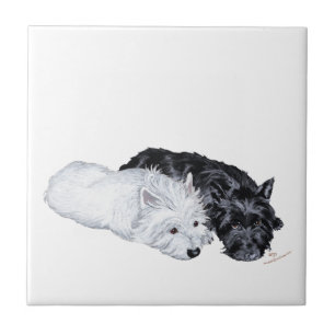 Westie & Scottie i vila Kakelplatta