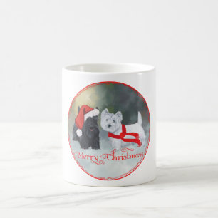 Westie Scottie jul Kaffemugg