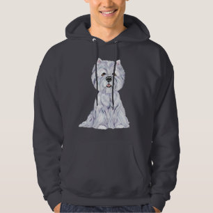 Westie sitter hoodie
