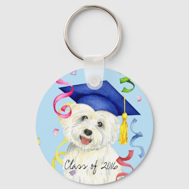 Westie Student Nyckelring (Framsida)