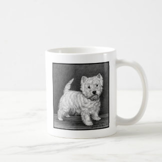 Westie Terrier Art by Glenda S. Harlan Kaffemugg