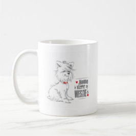 Westie Terrier kaffe mugg