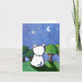 Westie Terrier Pet Loss Sympathy Kort