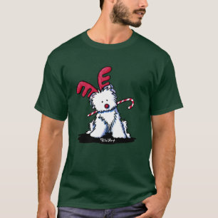Westie Terrier Ren Dark T-Shirt