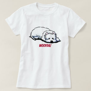Westie Terrier Woofda Tri-Blend Shirt T