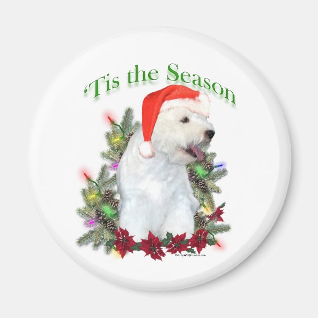 Westie 'Tis the Season - Magnet (Framsidan)