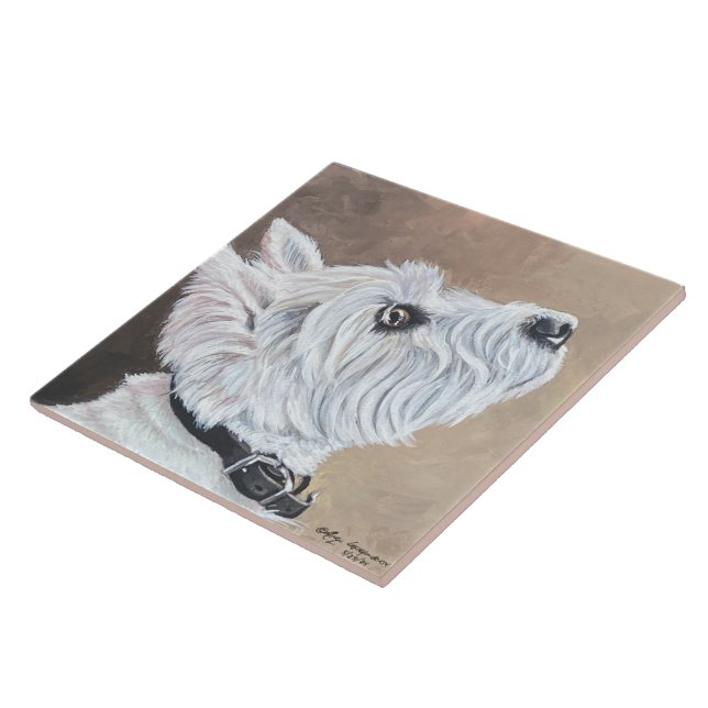Westie Tittar upp profil B Kakelplatta (Sidan)