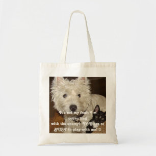 Westie toto tygkasse