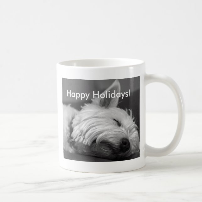 Westie (västra höglands- Terrier) hundmugg Kaffemugg (Höger)