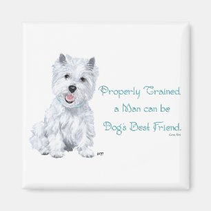 Westie Visdomsord Magnet