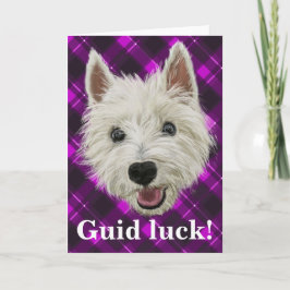 Westie vishet! Guid tur! Tack Kort