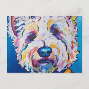 Westie Vykort