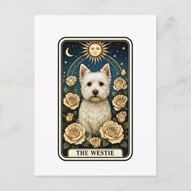 Westie Vykort (Framsida)