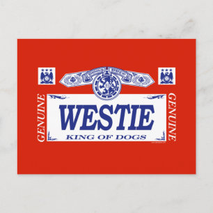 Westie Vykort