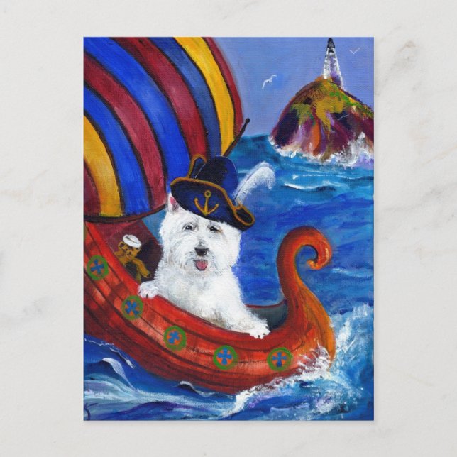 Westie vykort (Framsida)