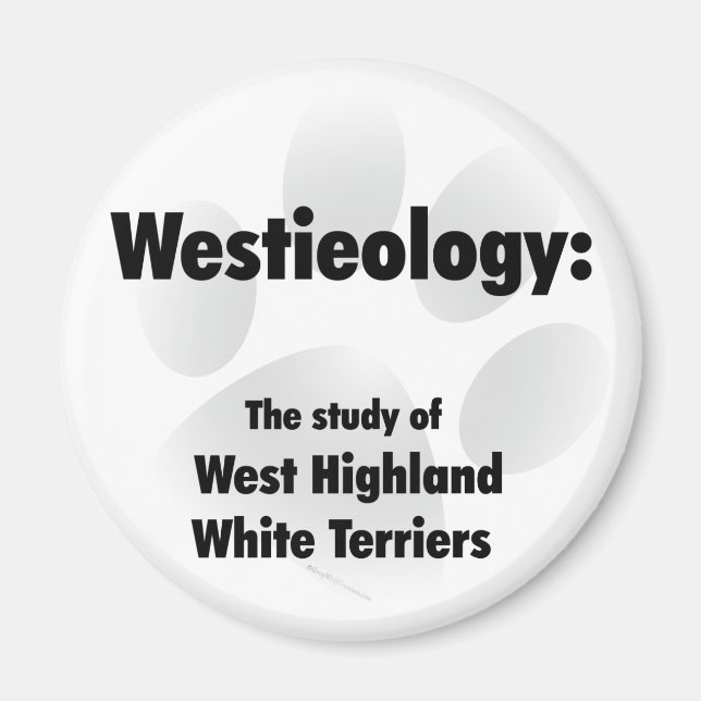Westieologi Magnet (Framsidan)