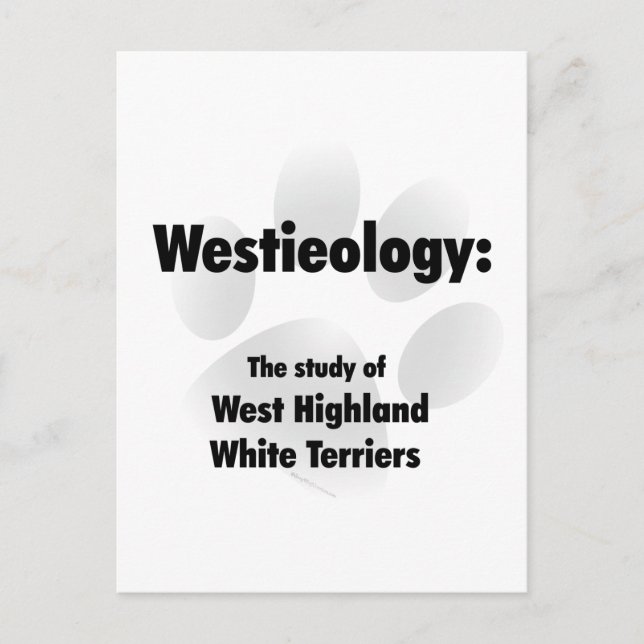 Westieologi Vykort (Framsida)