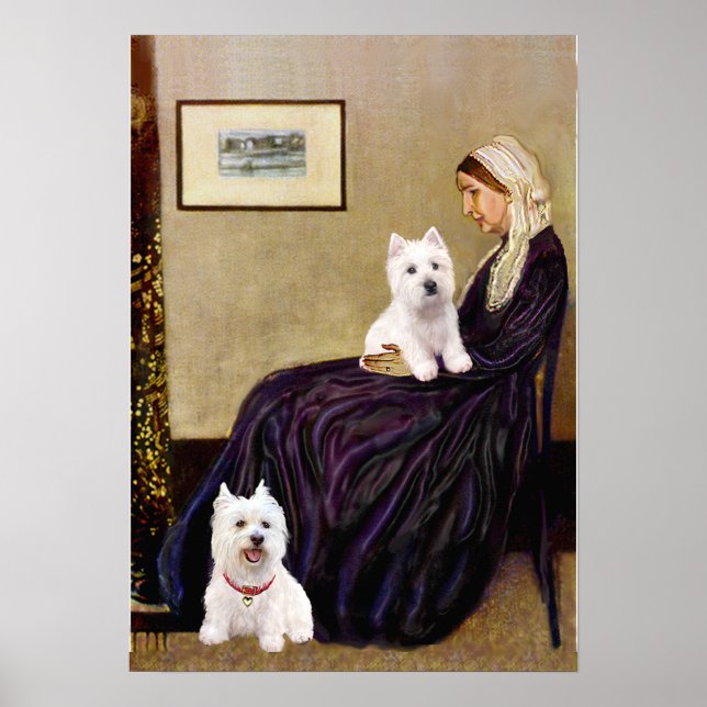 Westies 3 och 11 -  Whistlers mamma Poster (Framsidan)