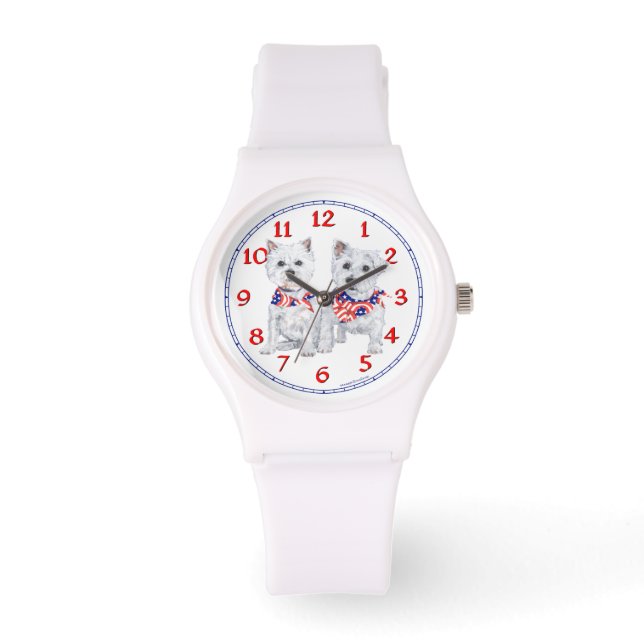 Westies Americana Armbandsur (Framsida)
