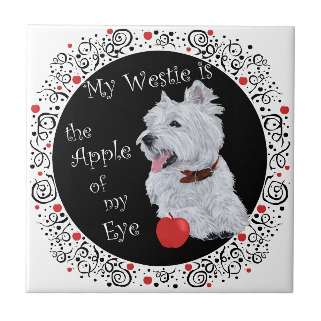 Westies Apple of My Eye KAKELPLATTOR (Framsidan)