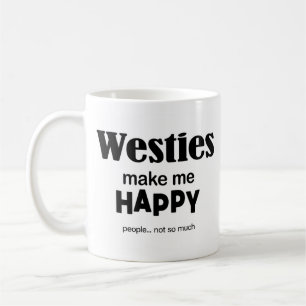Westies gör mig Lycklig Kaffemugg