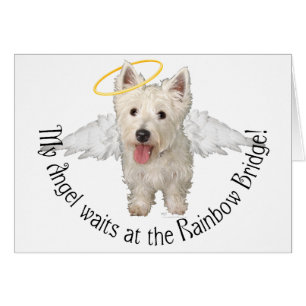 Westies Guardian Angels Hälsningskort
