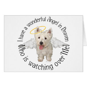 Westies Guardian Angels Hälsningskort