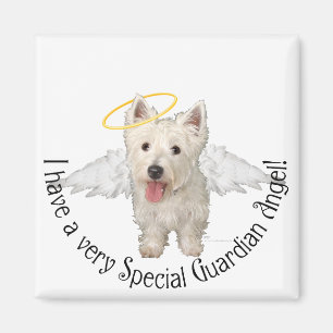 Westies Guardian Angels Magnet
