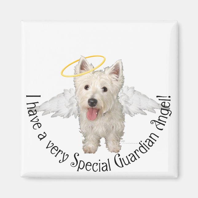 Westies Guardian Angels Magnet (Framsidan)