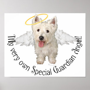 Westies Guardian Angels Poster