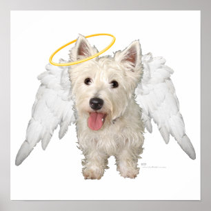 Westies Guardian Angels Poster