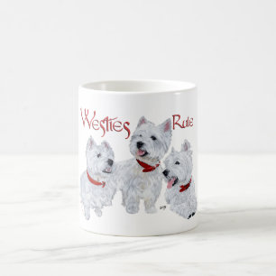 Westies härskar! kaffemugg